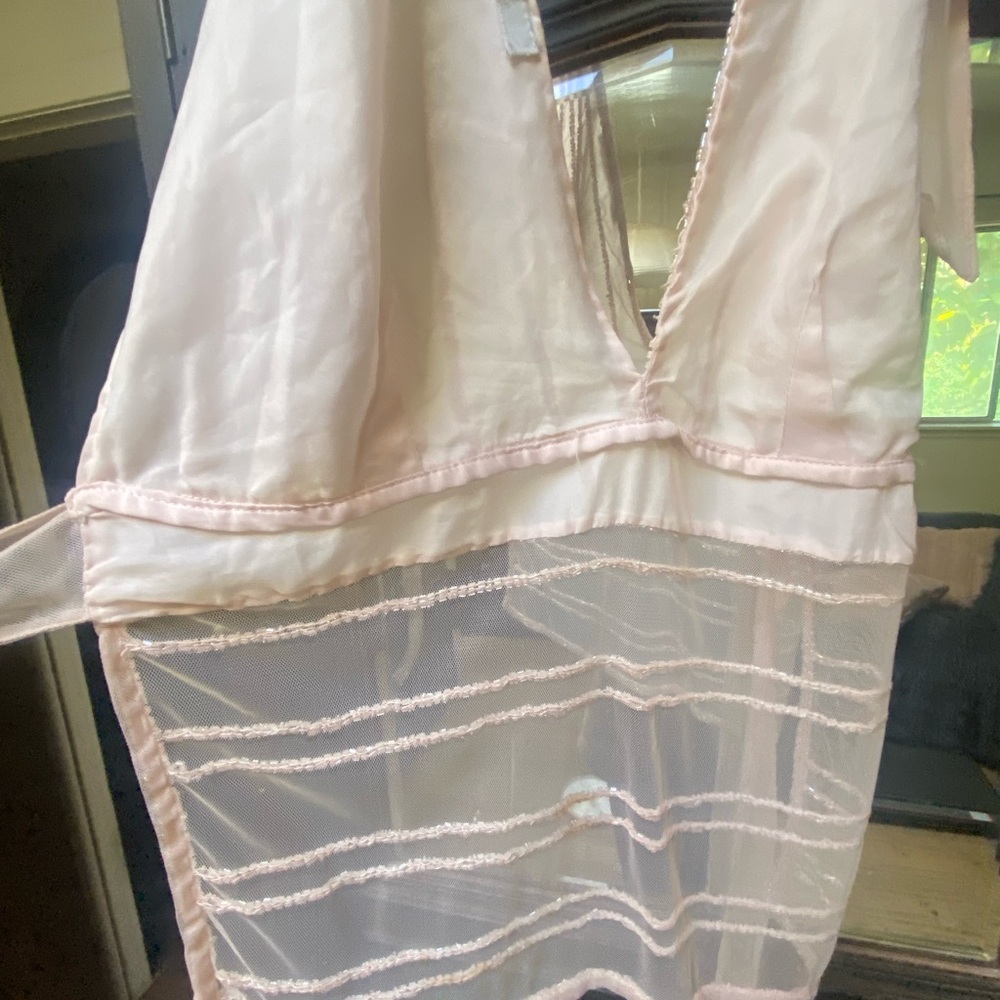 Delicate Pink Lace Chemise - Picture 5 of 5